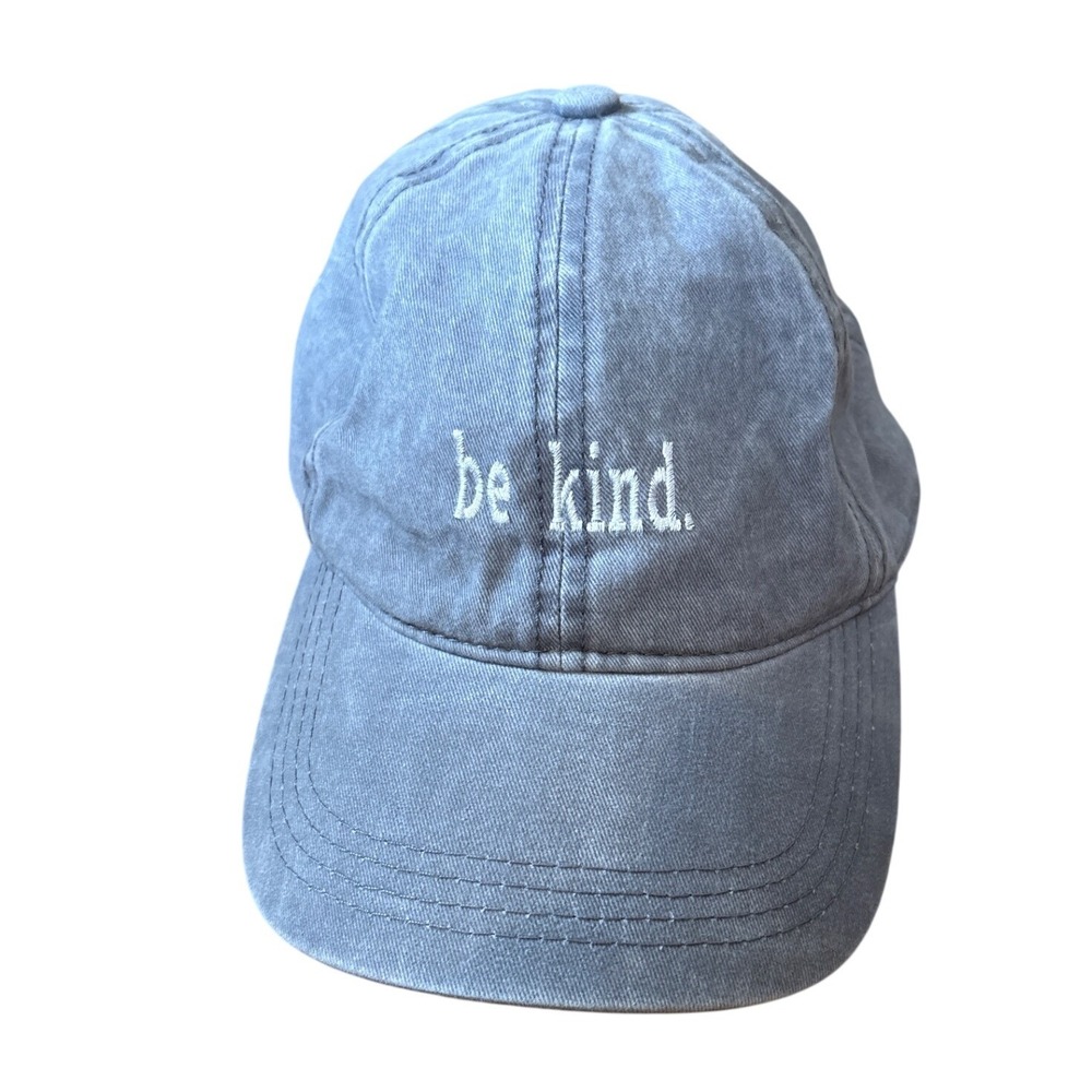 Altar'd State Baseball Cap Women Gray Be Kind Embroidered Washed Cotton SIZE OS